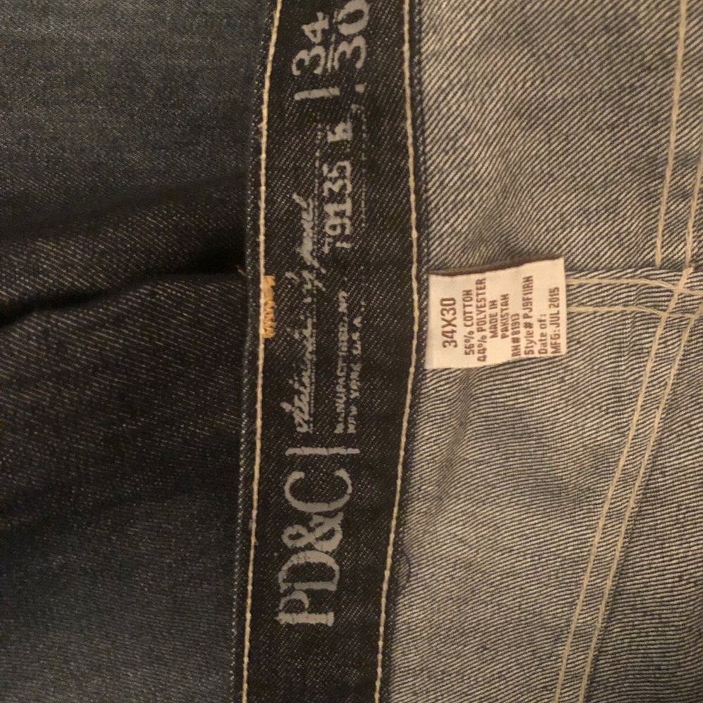 PD&C Jeans sz 34x30 - Picture 3 of 3